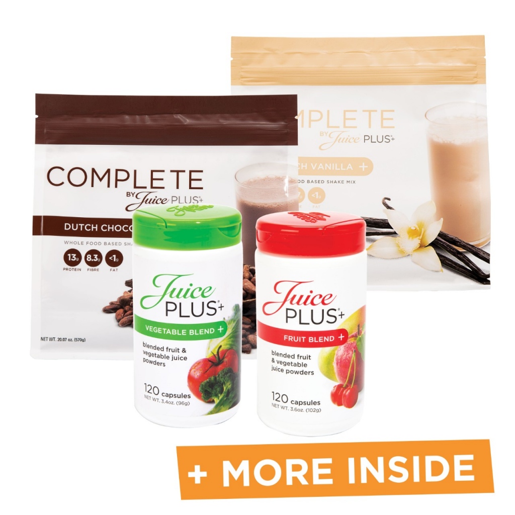 Discover the Juice Plus+ Nutritional options available by clicking the photo, and contact me to asssit you in finding the option best suited to you and your health goals